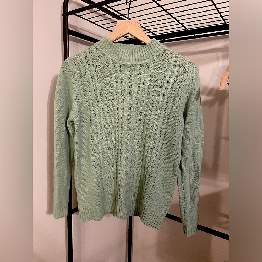 Vintage American Sweatheart green sweater